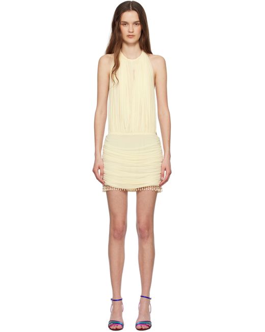 Mirror Palais Black Off- 'La Piscine' Minidress