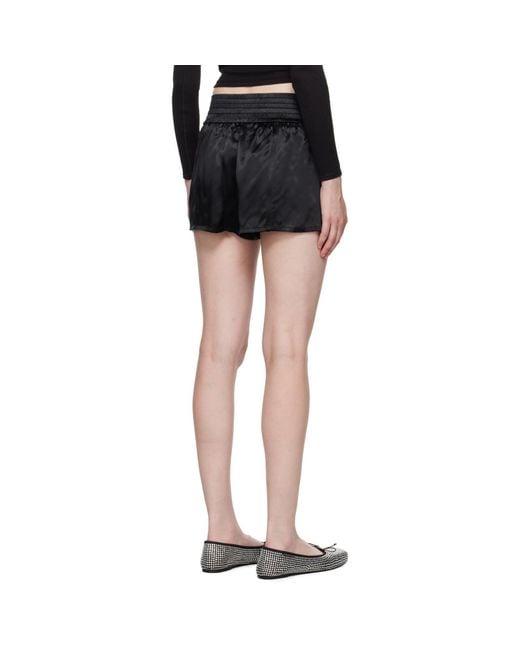 Alexander Wang Black Track Shorts