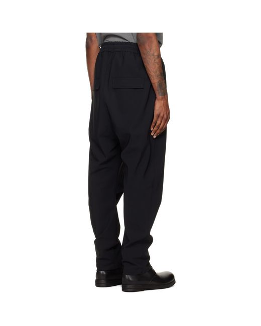 Thom Krom Black P 60 Sweatpants for men