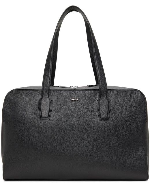 BOSS by HUGO BOSS Black Zipped Holdall Duffle Bag for Men Lyst