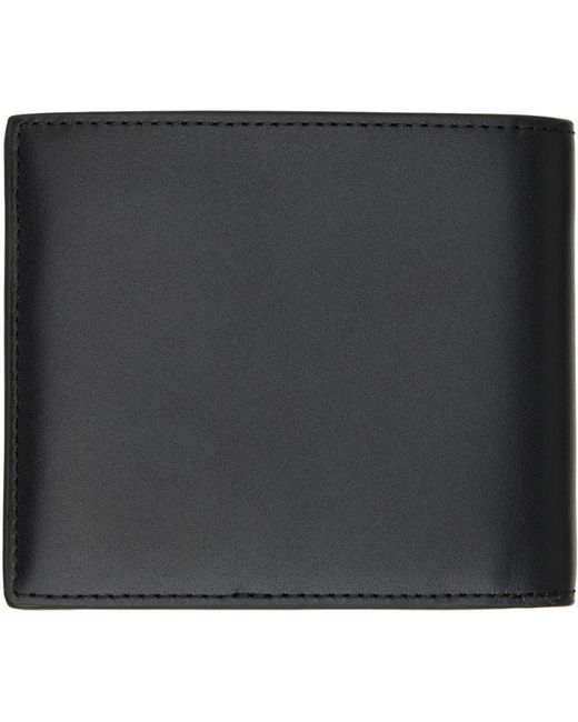 KENZO Black Paris ' Emboss' Leather Wallet for men