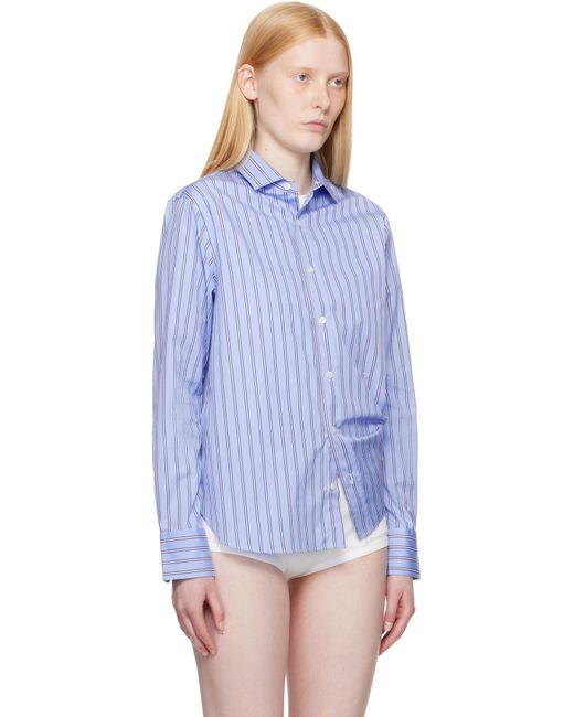 HOMMEGIRLS ブルー Classic シャツ Blue