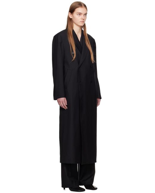 Loulou Studio Black Maisun Coat for men