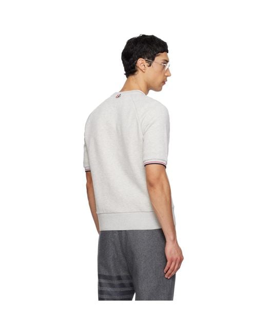 Thom Browne Multicolor Short Sleeve Raglan T-Shirt for men
