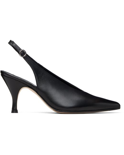 Aeyde Black Carla Heels