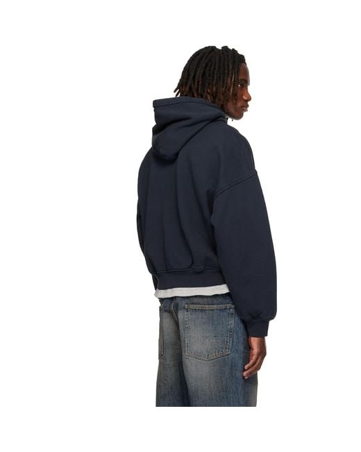 Rhude Black Regatta Club' Hoodie for men