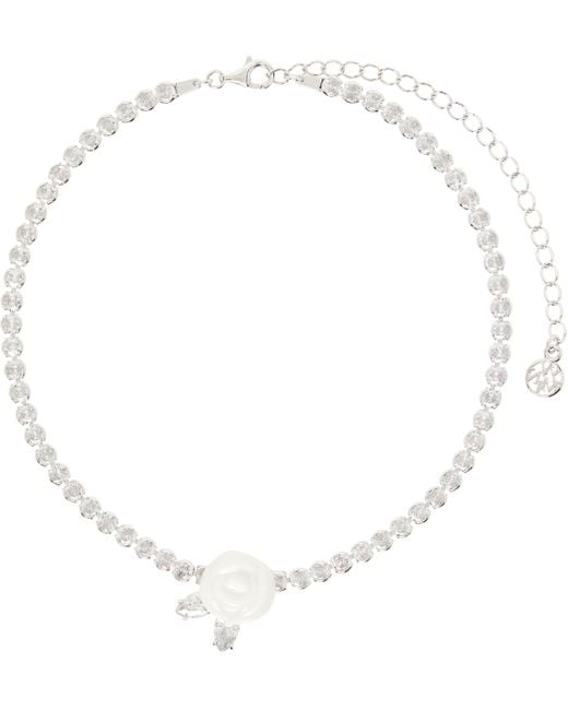 ShuShu/Tong Yvmin Edition Ceramic Rose Choker in Metallic | Lyst