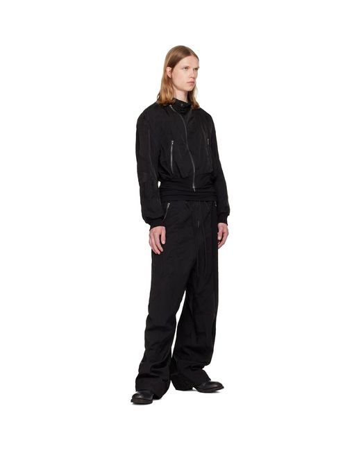 Julius Black Unchain Bomber Jacket for men