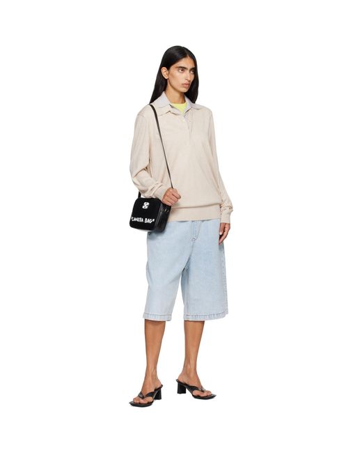 Off-White c/o Virgil Abloh Black Quote Jitney Camera Bag