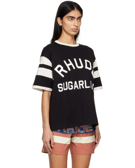 Rhude Black 'sugarland' T-shirt