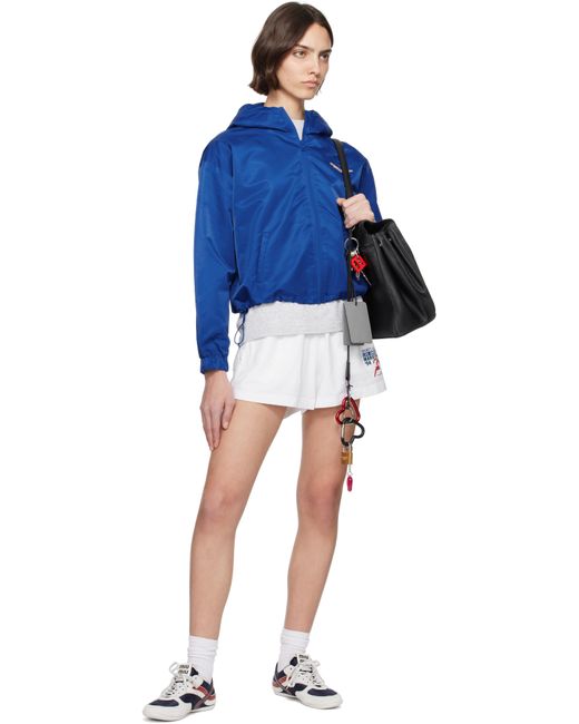 Sporty & Rich ホワイト 'La Marathon' Disco ショートパンツ White