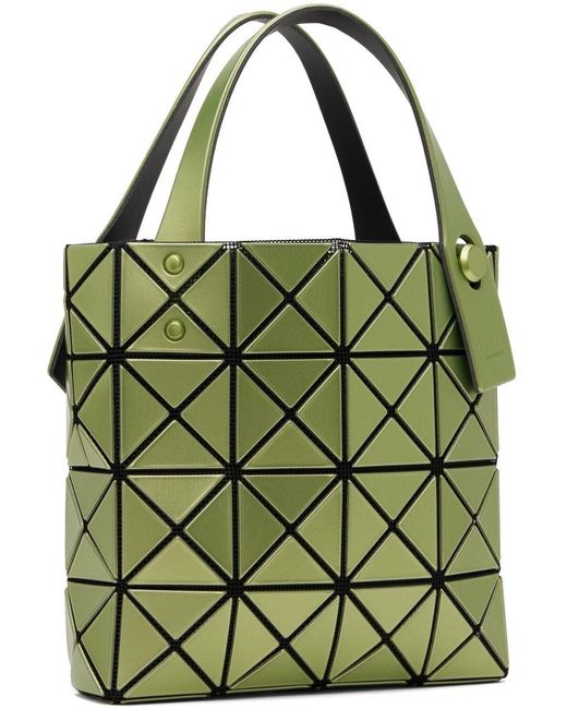 Bao Bao Issey Miyake Green Mini Lucent Boxy Tote for Men | Lyst