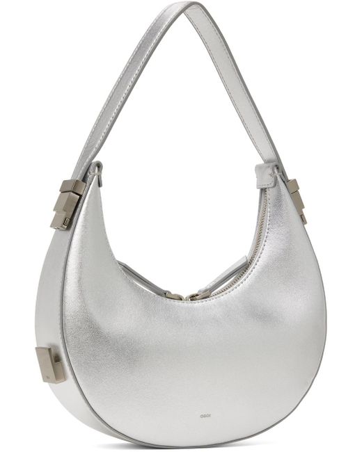 Mini sac toni argenté OSOI en coloris Gray