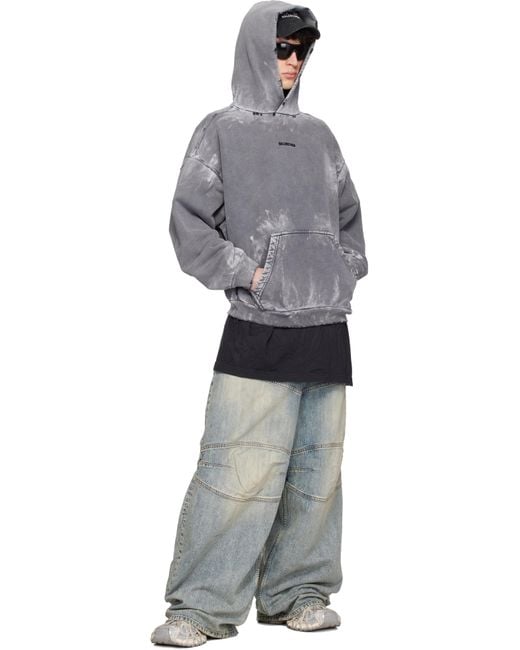 【BALENCIAGA】グレー＆オフホワイト 3XL Fishnet スニーカー メンズ Balenciaga グレー＆オフホワイト 3Xl Fishnet