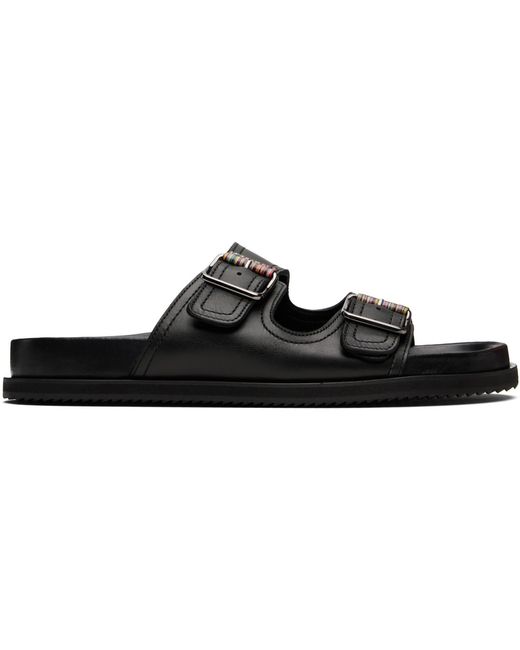 Paul Smith Black 'Malfa' Sandals for men