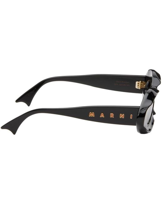 Marni Black Dark Doodad Sunglasses for men