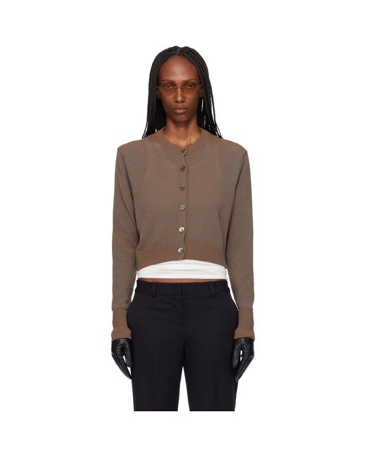 Our Legacy Black Micro Cardigan