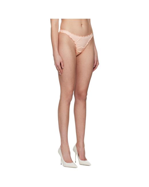 Shadowplay Multicolor Ruffled Thong
