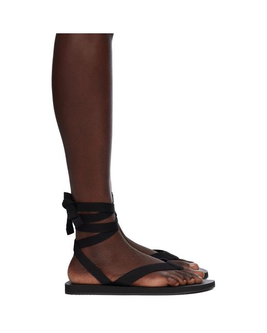 The Row Brown Dune Knot Sandals