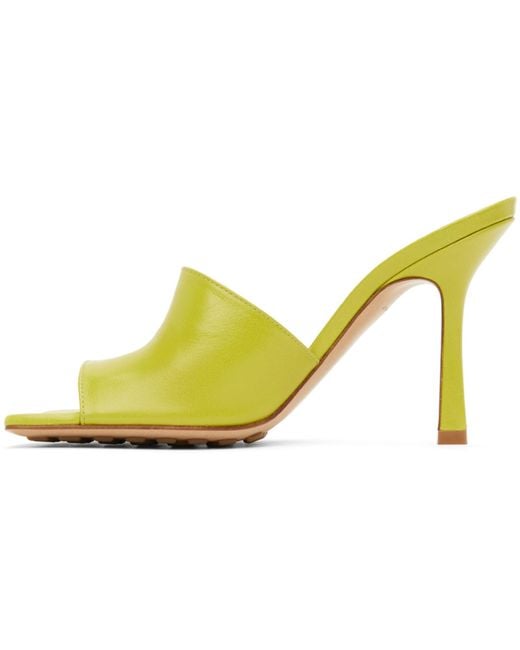 Bottega Veneta Black Stretch Heeled Sandals
