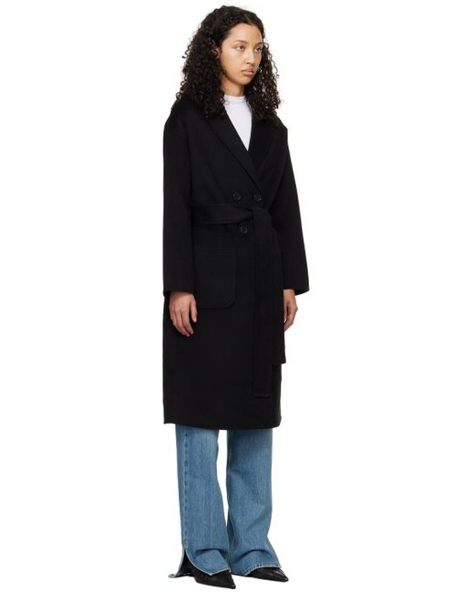 Anine Bing Black Dylan Coat for men