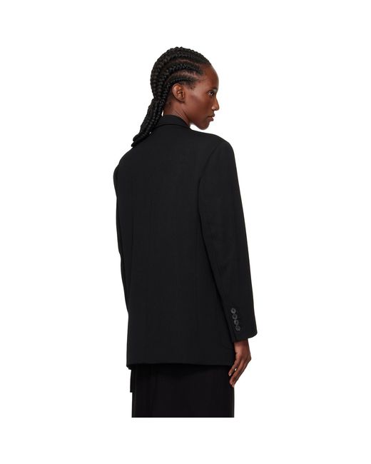 DUNST Blue Oversized Wool Blazer