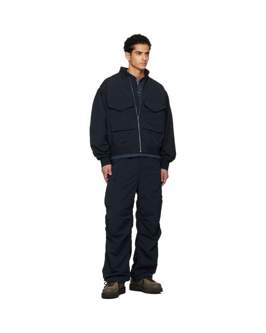 Nanamica Blue Alphadry Field Jacket for men
