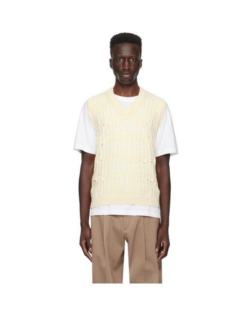 Eytys Black Off-white Yves Vest for men
