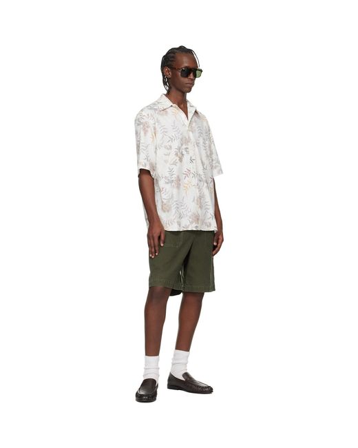 Isabel Marant Green Khaki Akyle Shorts for men