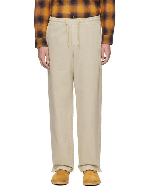 A.P.C. Natural . Taupe Vincent Trousers for men