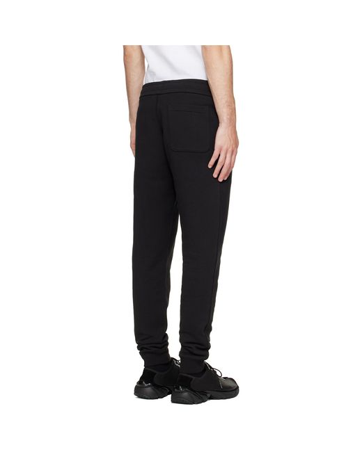 Moncler Black Drawstring Sweatpants for men