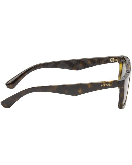 Burberry Green Rectangular Sunglasses for men