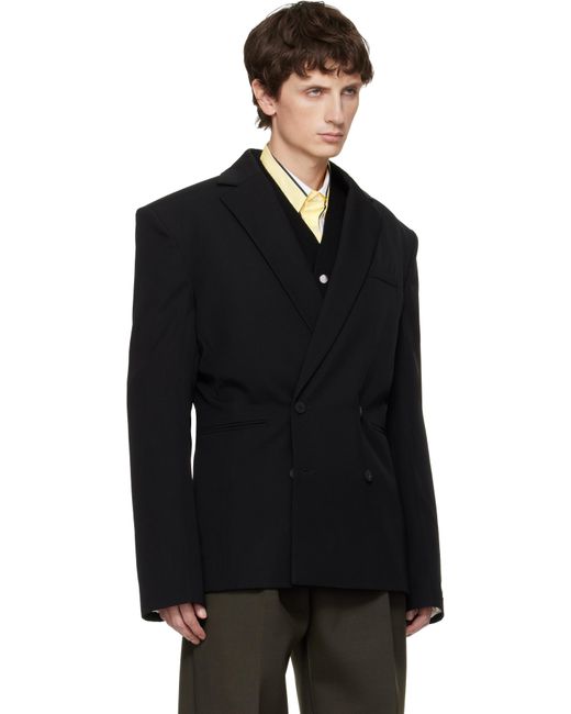 Jacquemus Black La Croisière 'The Fernando' Blazer for men