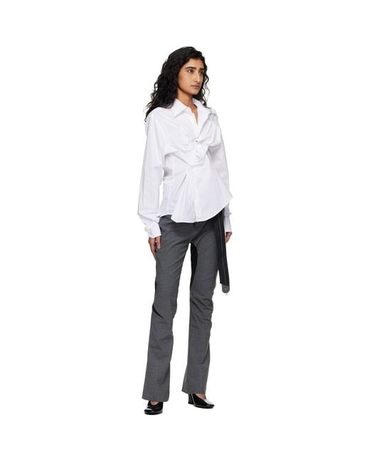 OTTOLINGER Black Slim Multiline Suit Trousers