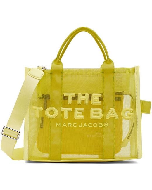 Marc Jacobs 'the Mesh Small Tote Bag' Tote in Yellow Lyst Canada