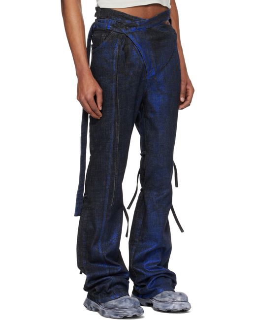 OTTOLINGER Blue Ssense Exclusive & Signature Wrap Denim Jeans for men