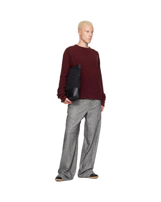 Maison Margiela Black 5Ac Medium Messenger Bag for men