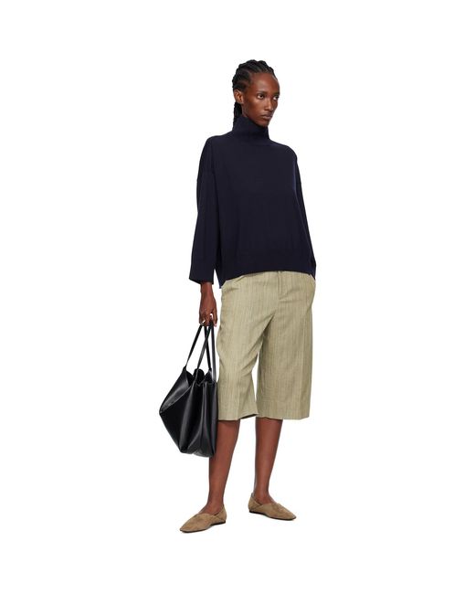 Bottega Veneta Blue Classic Wool Turtleneck