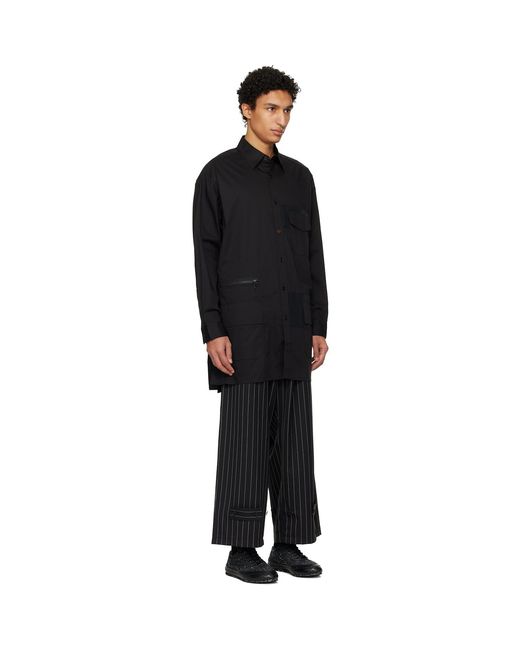 Y-3 Black Ut Long Sleeve Shirt for men