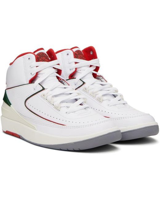 Baskets rétro air jordan 2 blanches Nike pour homme en coloris Black