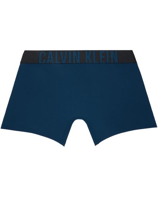 Calvin Klein Blue Three-pack Boxers for men