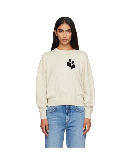 Pull Marisans Gris Isabel Marant en coloris White
