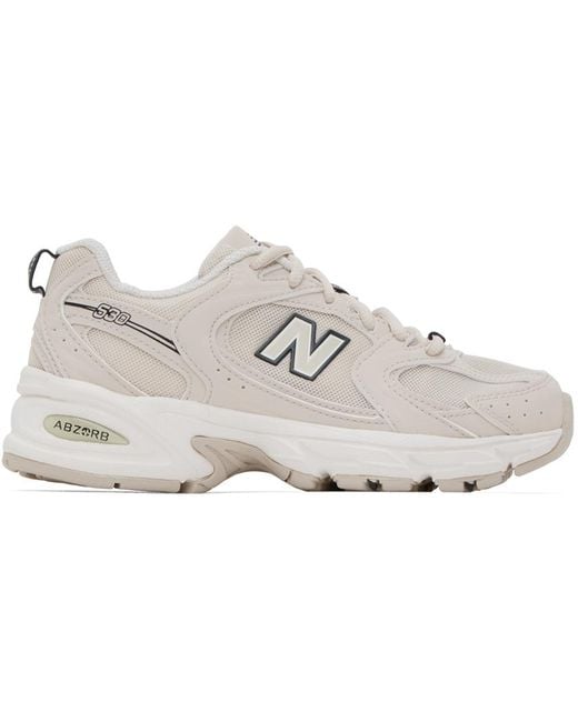 New Balance Black Beige 530 Sneakers