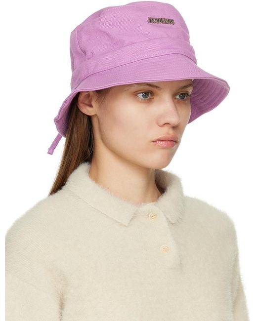 Jacquemus Pink Le Papier 'Le Bob Gadjo' Bucket Hat