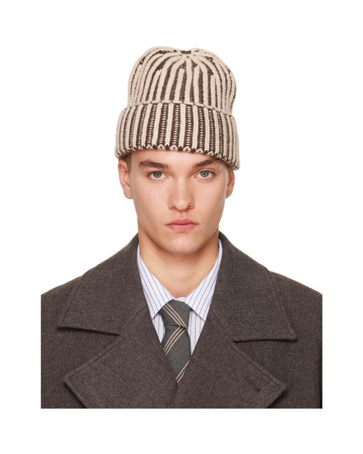 mfpen Brown Stage Beanie for men