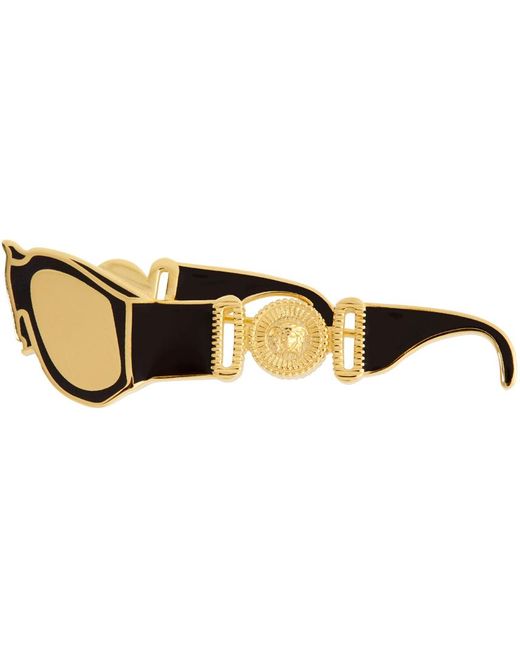 Broche dorée sunglasses Versace pour homme en coloris Metallic