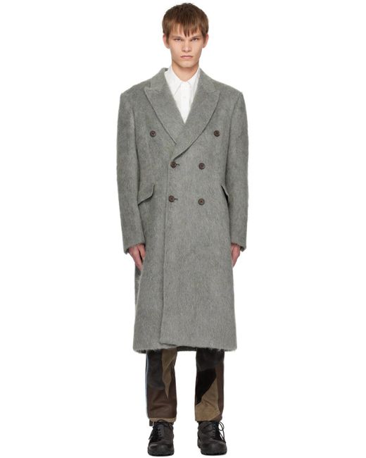 Our Legacy Gray Whale Coat in Black for Men | Lyst UK