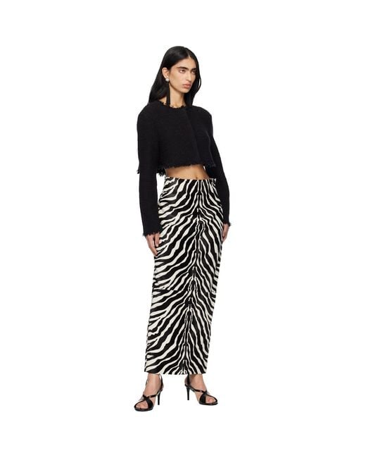 Khaite Black Loxley Maxi Skirt