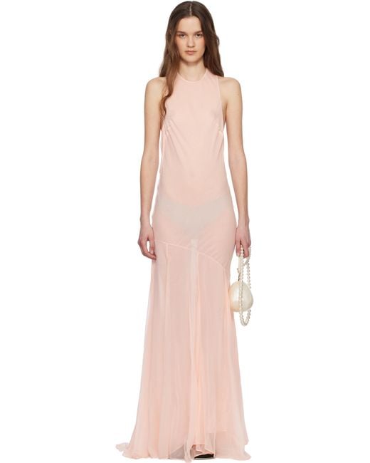 Simone Rocha Black Bow Detail Halter Maxi Dress