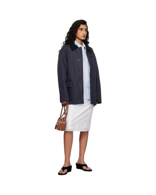 DUNST Blue Cotton Chore Jacket